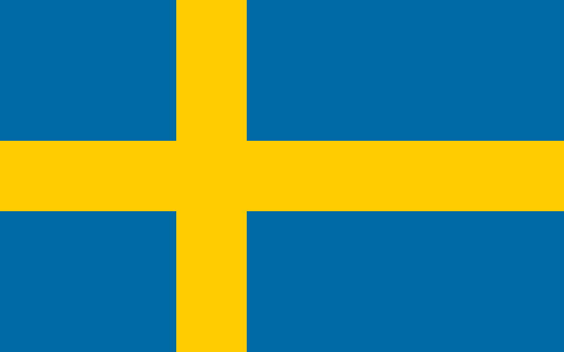 Landenvlag Zweden 90 x 150 cm