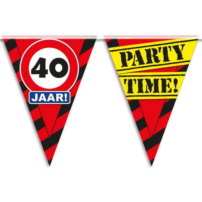 Party Vlaggen - 40 jaar
