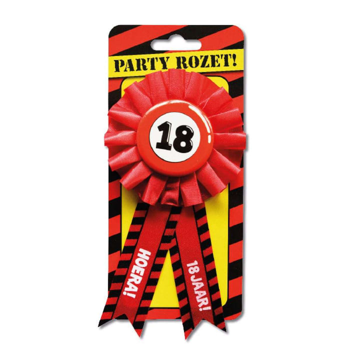 Party Rozetten - 18 jaar