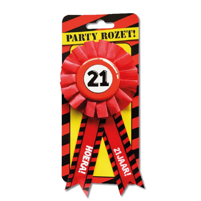 Party Rozetten - 21 jaar