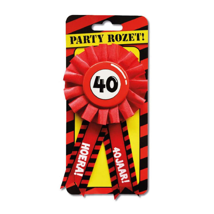 Party Rozetten - 40 jaar