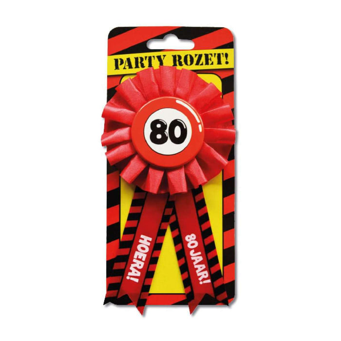 Party Rozetten - 80 jaar