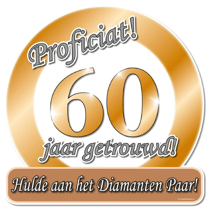 Huldeschild - Special - 60jr getrouwd