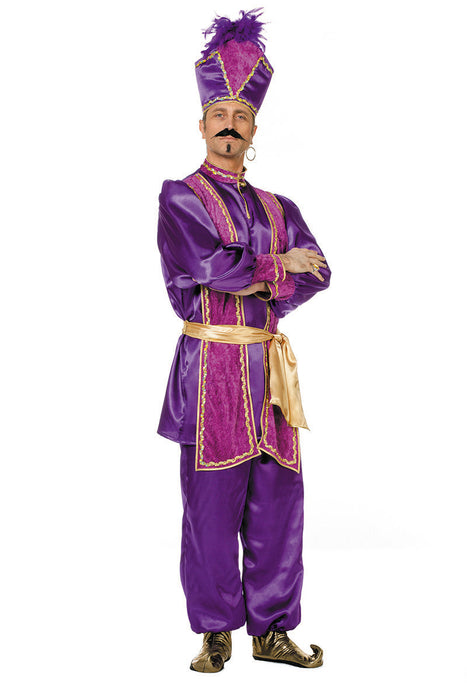 Sultan Kostuum voor Heren - paars