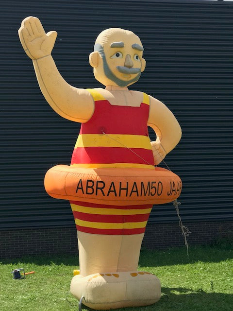 Abraham Badpak Opblaasgifuur - 3,5m - VERHUUR