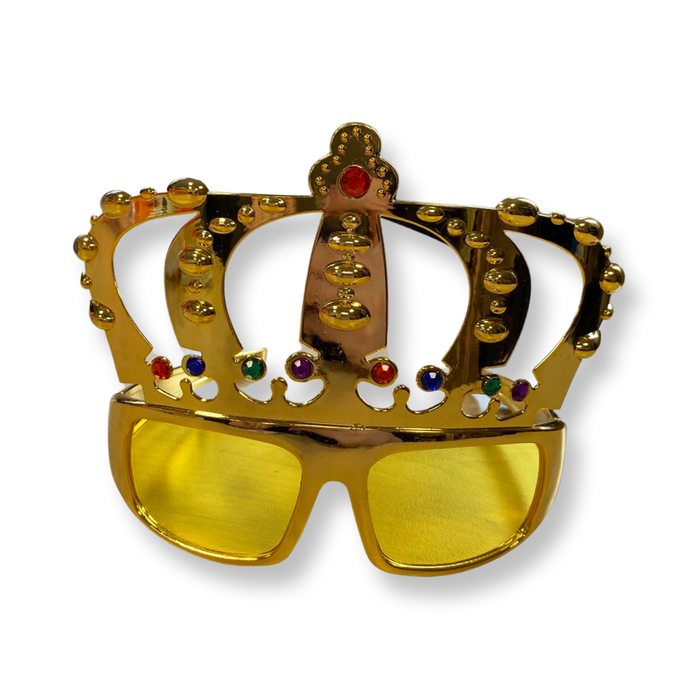 Partybril Koningskroon goud