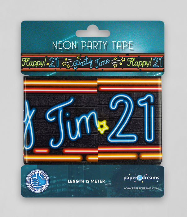 Neon party tape - 21