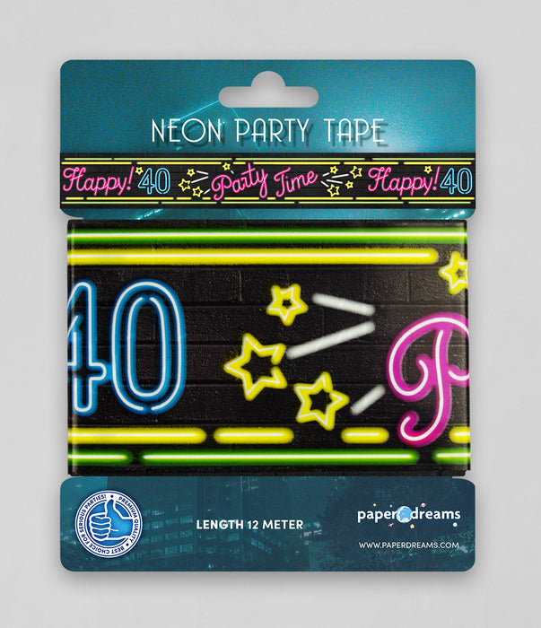 Neon party tape - 40