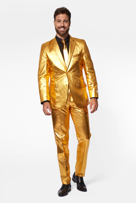 OppoSuits Groovy Gold kostuum heren