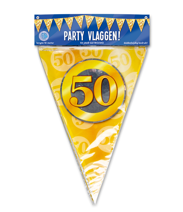 Party Vlaggen - 50 jaar getrouwd