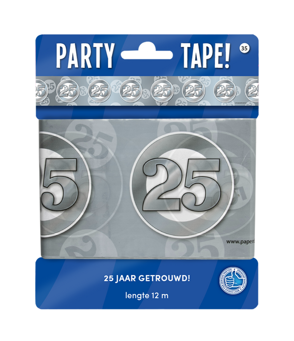 Party Tape - 25 jaar getrouwd