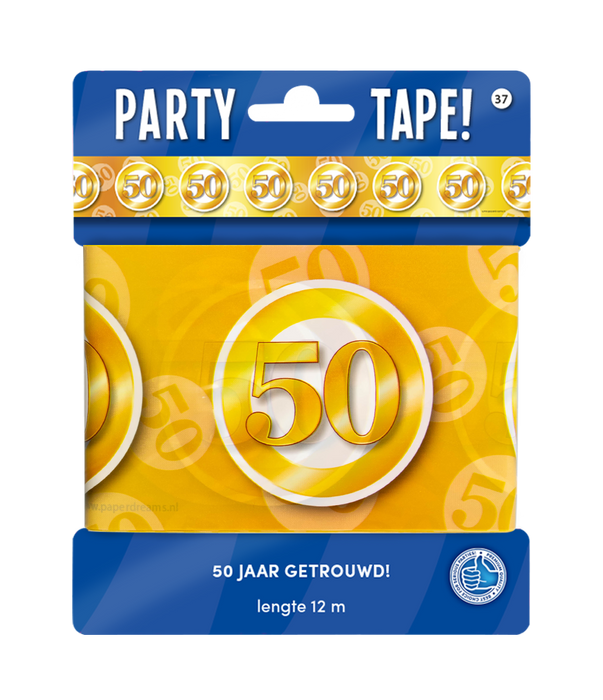 Party Tape - 50 jaar getrouwd